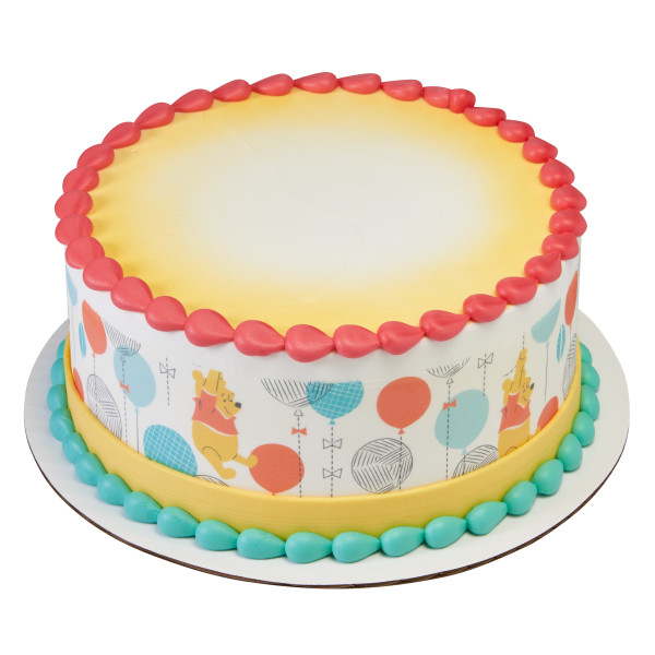 Winnie The Pooh Cake Strips Edible Cake Topper