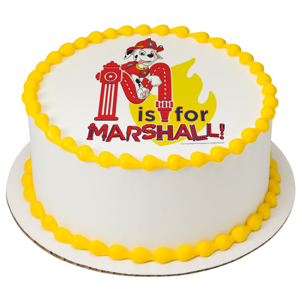 Paw Patrol Edible Image Cake Topper Round Frosting Icing Party Decoration 