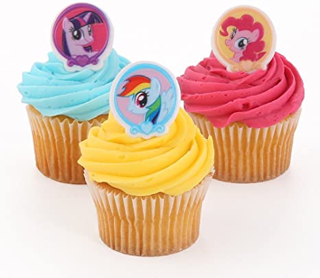 Rusteloosheid Continentaal arm My Little Pony Cupcake Rings | My Little Pony Cake Topper | My Little Pony  Party Supply | My Little Pony Cupcakes | My Little Pony Cupcake Toppers