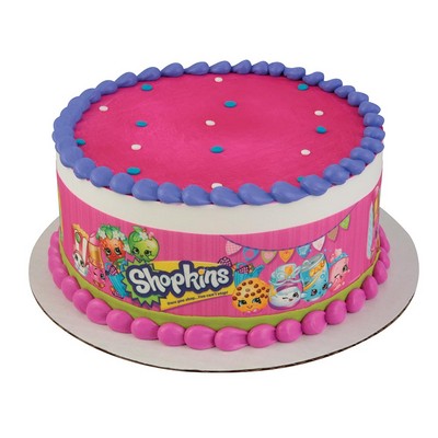 Shopkins Cake Strips Edible Cake Topper