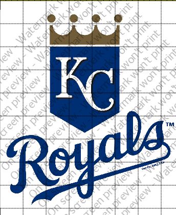 Kansas City Royals American Professional Baseball Team Logo Missouri MLB  Edible Cake Topper Image ABPID00796