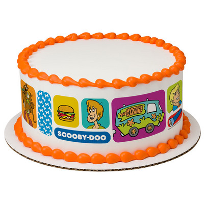 Scooby Doo Cake Strips Edible Cake Topper
