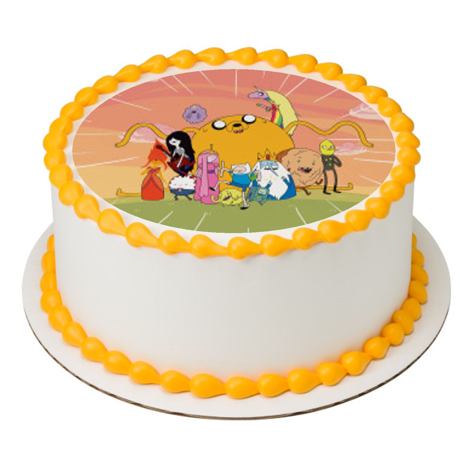 30x Adventure Time Edible Icing Cupcake Toppers 35mm Cake Decorating Images 