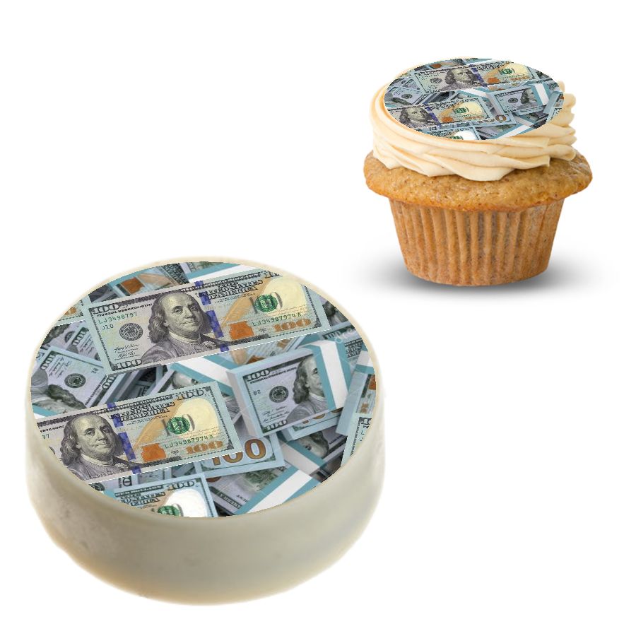Edible Money - Money Cake Topper Cupcake Topper 
