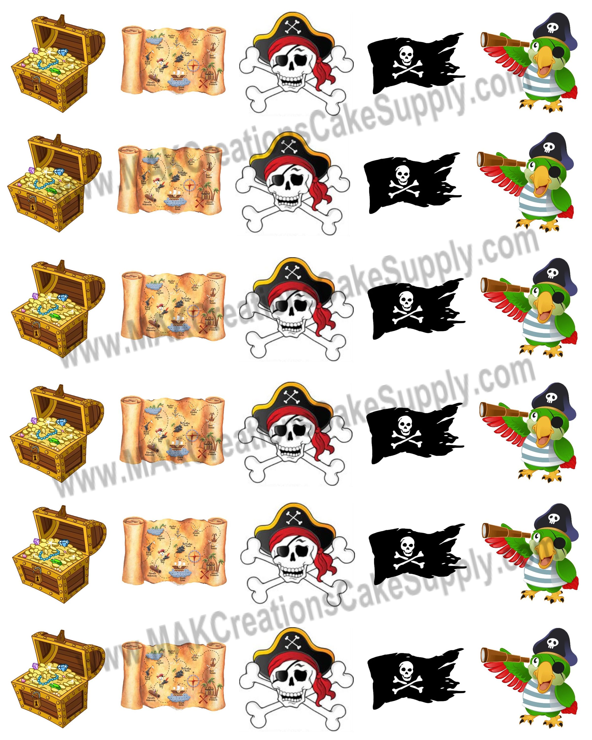 Pirate Cake Stickers, Pirate Theme Party Supply, Pirate Cake, Pirate Map  Cake, Pirate Hat, Pirate Cake, Pirate Hat Cookie, Pirate Hats Cupcakes