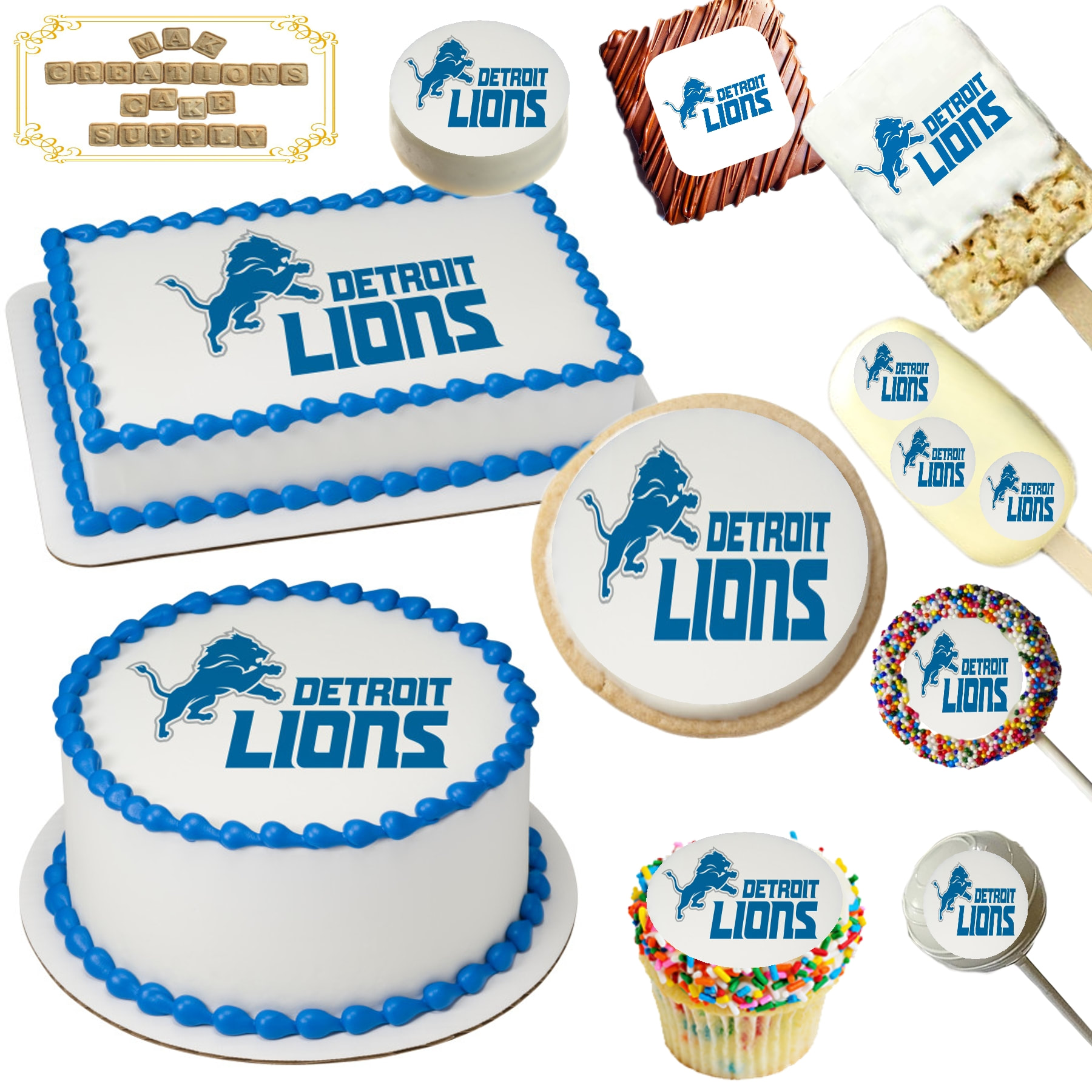 Detroit Lions 16 oz. Keepsake Cup – Bling Your Cake