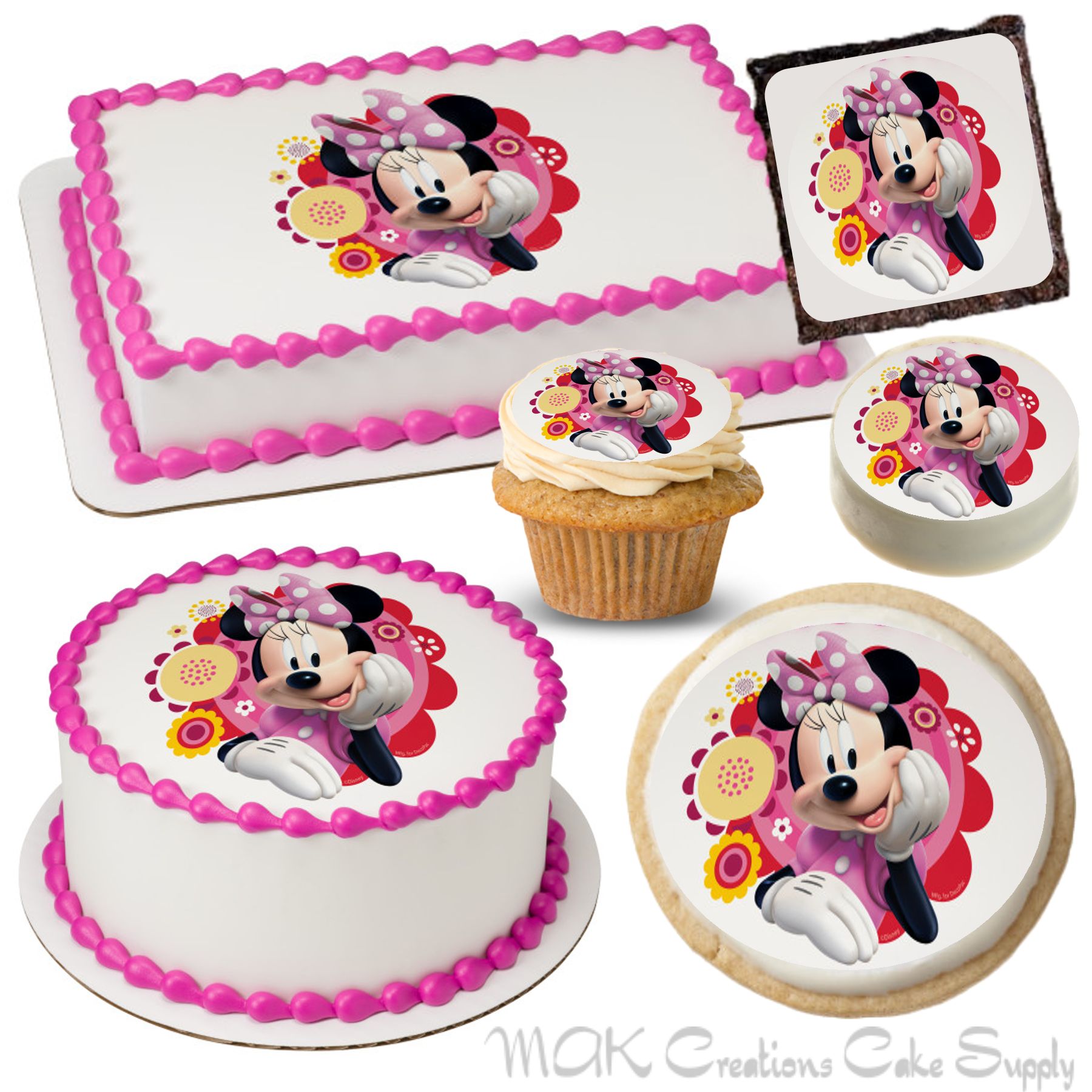 Disney Cookies - Minnie's Bake Shop Mini Birthday Cake